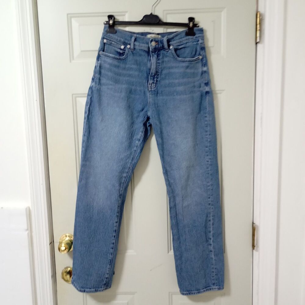 Madewell $128 The Tall '90s Straight Jean in Rondell Wash Size 27 Women's - Picture 3 of 14